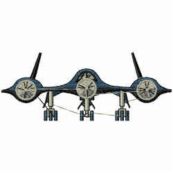 Airplanes Embroidery Design 5